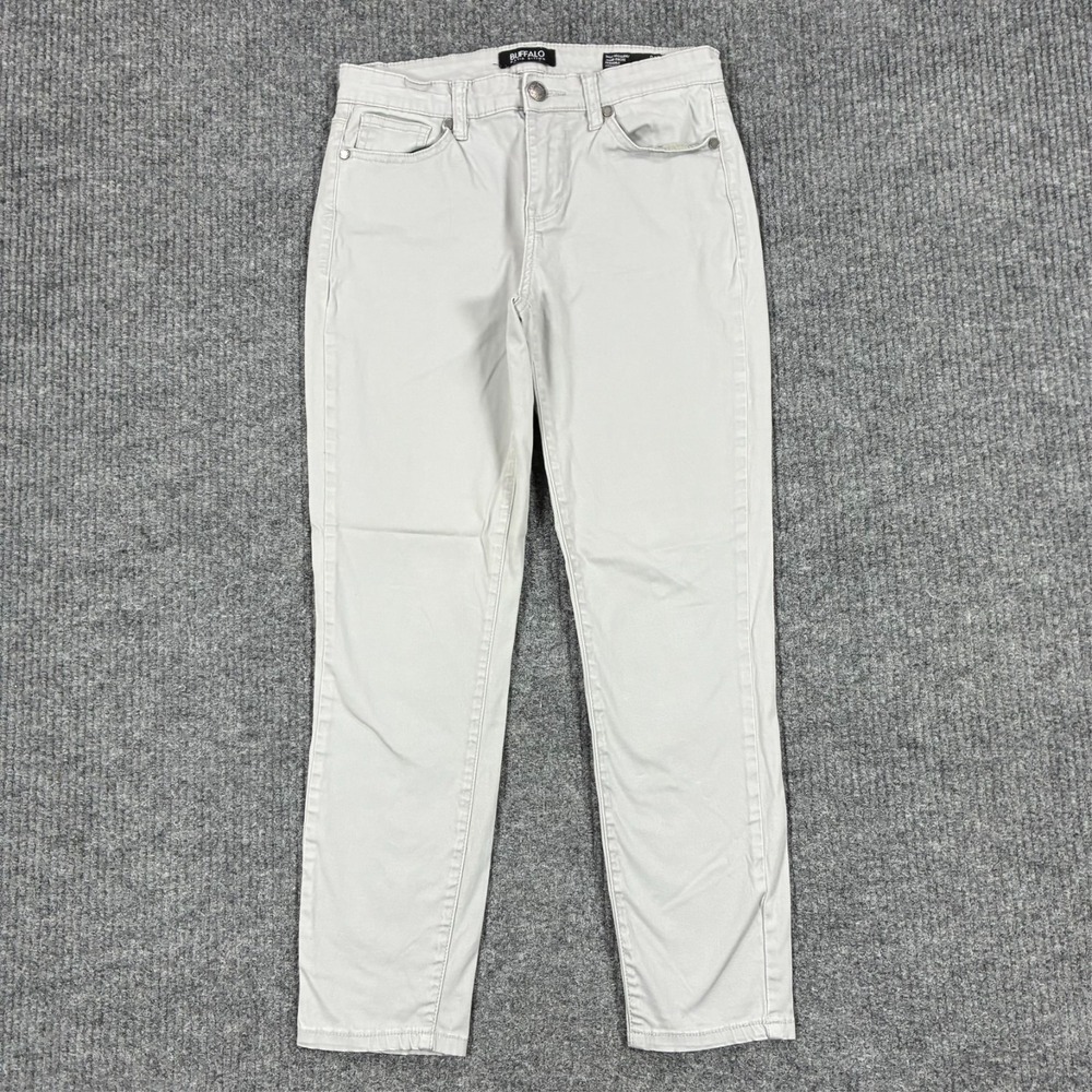 Buffalo David Bitton Daily Mid Rise Stretch Skinny Ankle Grazer Jeans 2/26 Gray